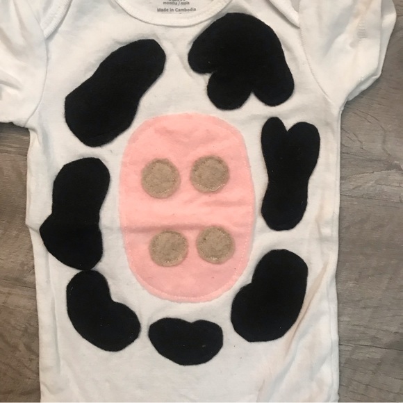 Baby Girl Cow Costume | Handmade - Picture 2 of 3